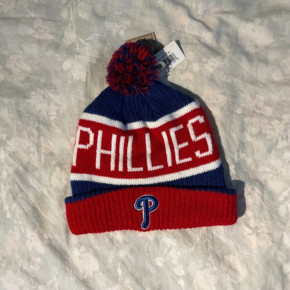 Philadelphia Phillies 47 Brand Knit Pom Beanie Hat NWT